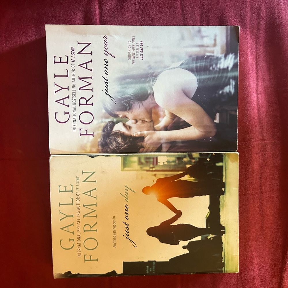 Gayle Forman Book Set - Just One Year & Just One Day